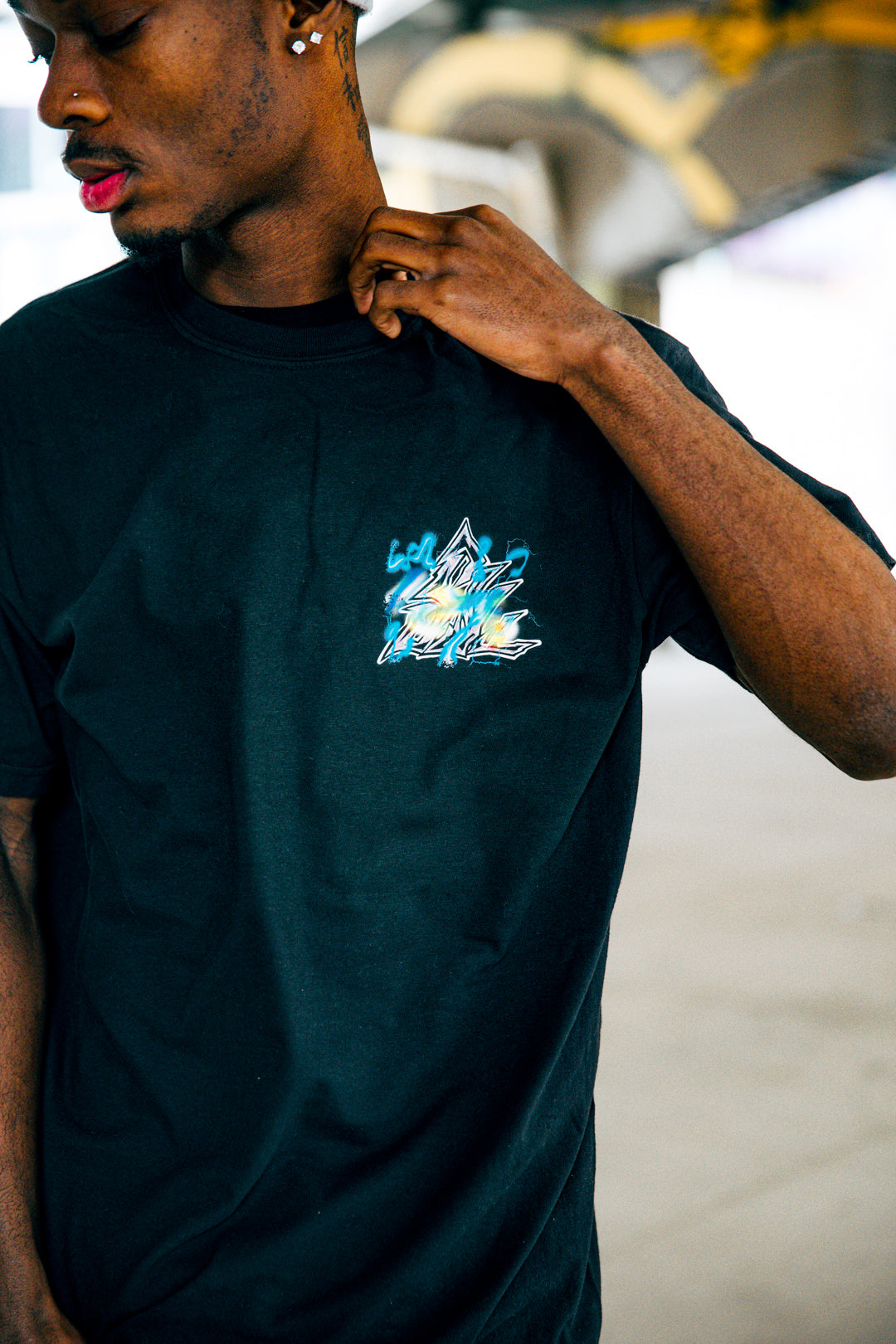 Jester's Roulette Heavyweight Tee - Black