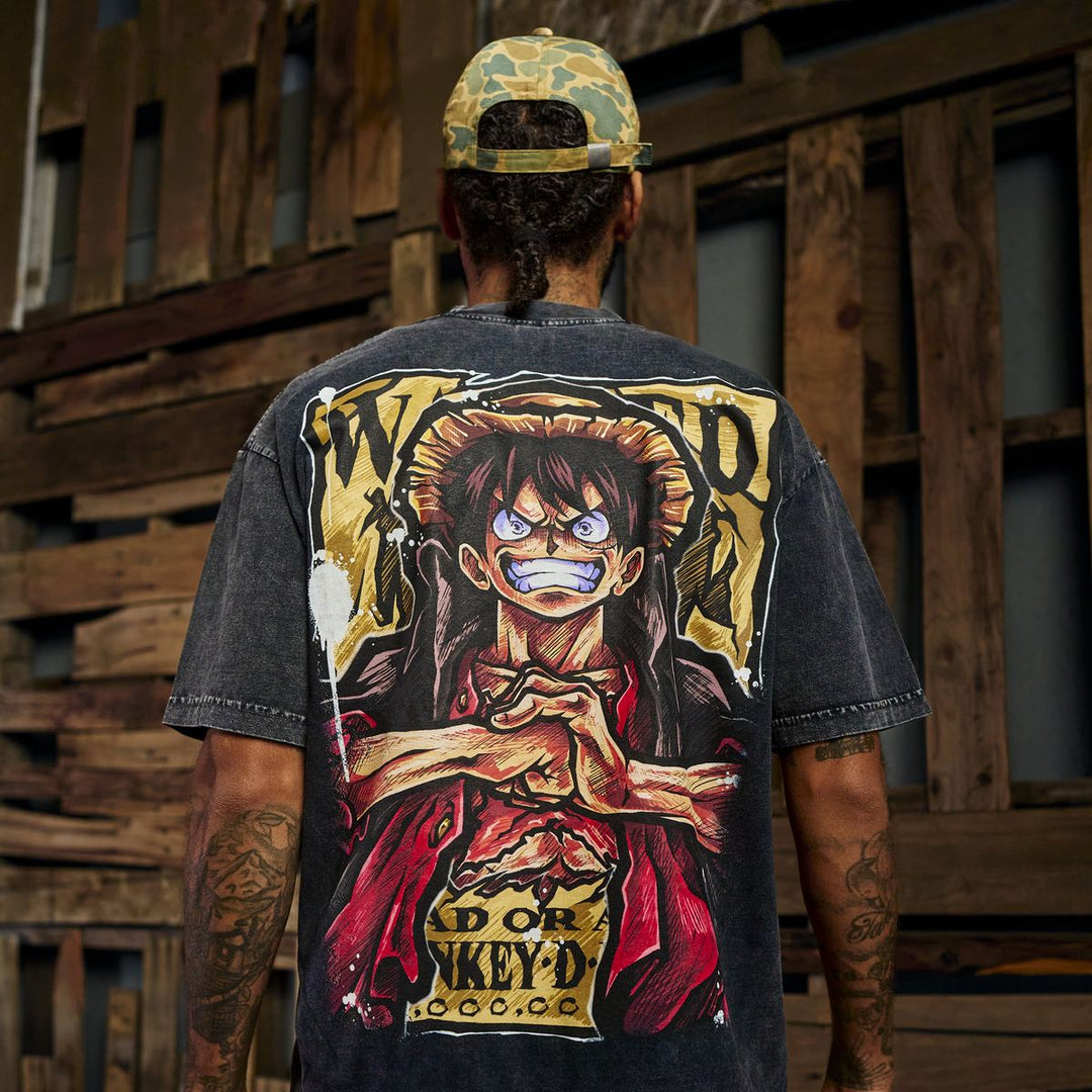 Uncrowned King Mineral Wash Tee - Black