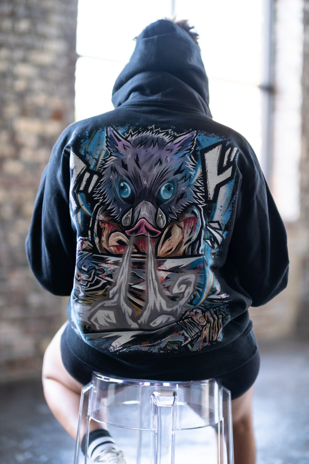Untamed Blade Heavyweight Hoodie - Black