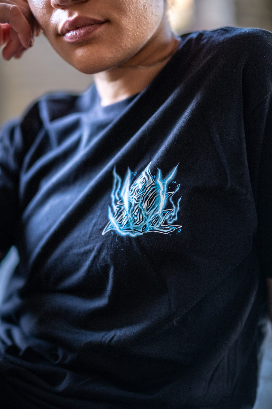 Electric Heart Heavyweight Tee - Black