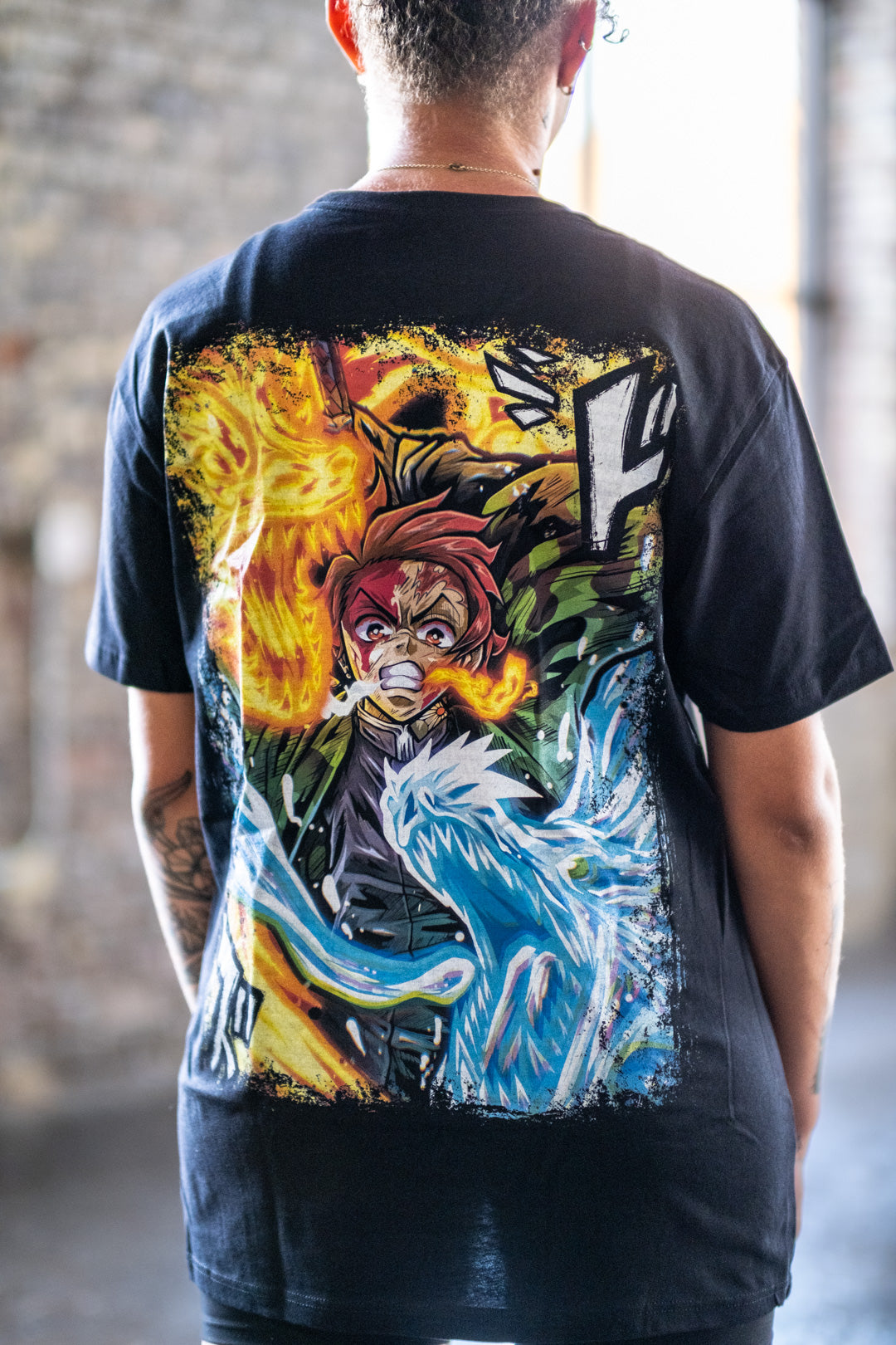 Burning Will Heavyweight Tee - Black
