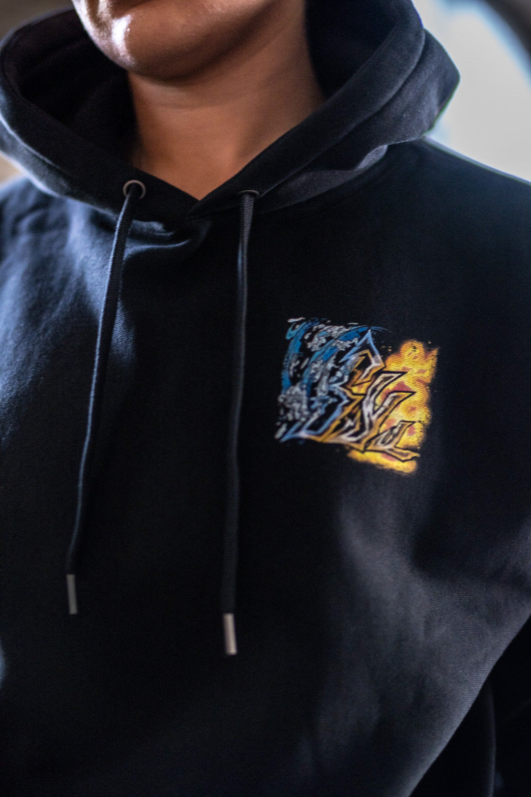 Burning Will Heavyweight Hoodie - Black