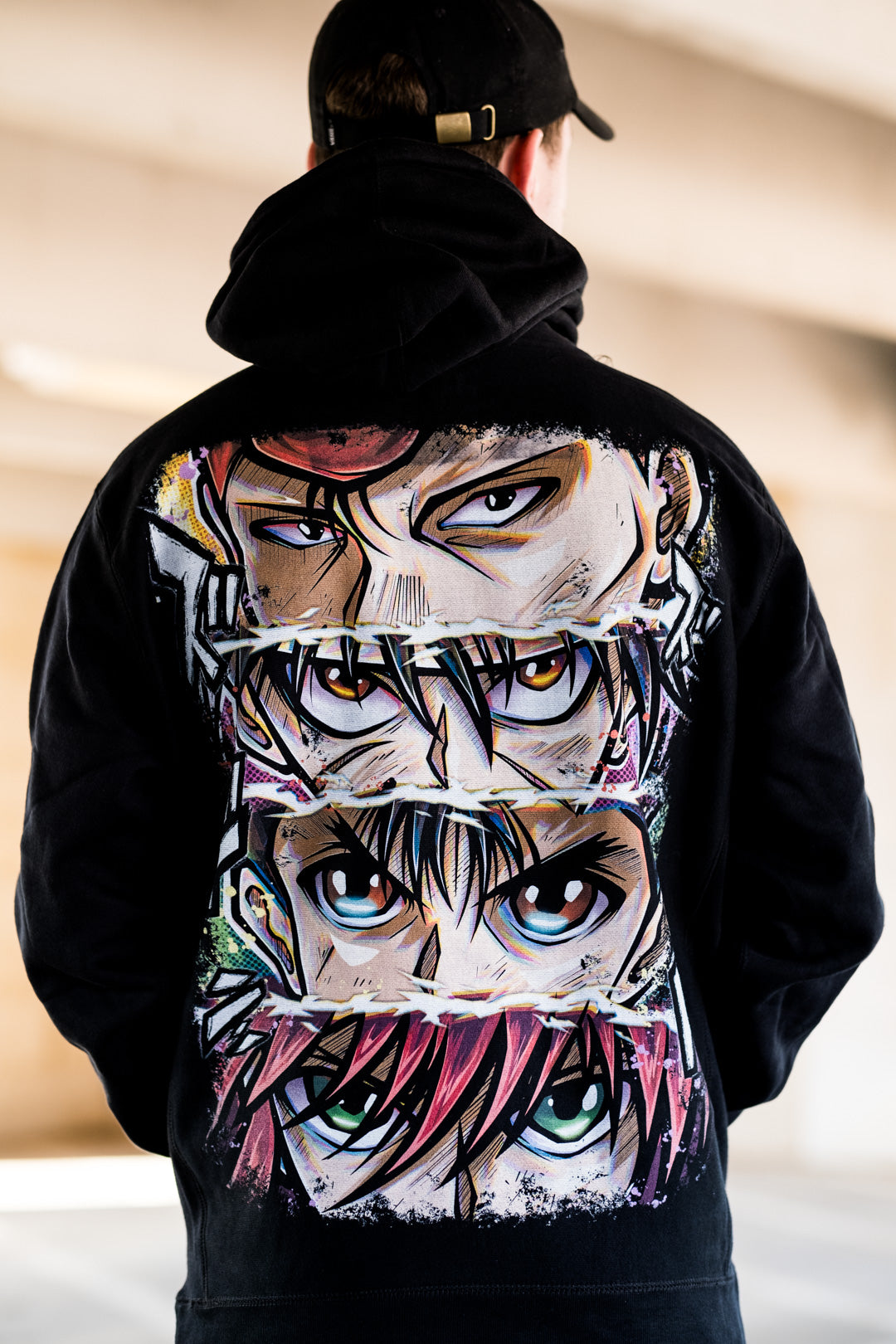 Urameshi Unleashed Heavyweight Hoodie - Black
