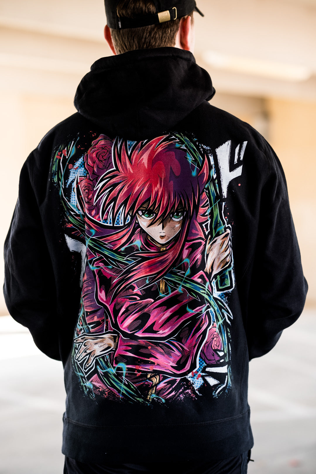 Rose Requiem Heavyweight Hoodie - Black