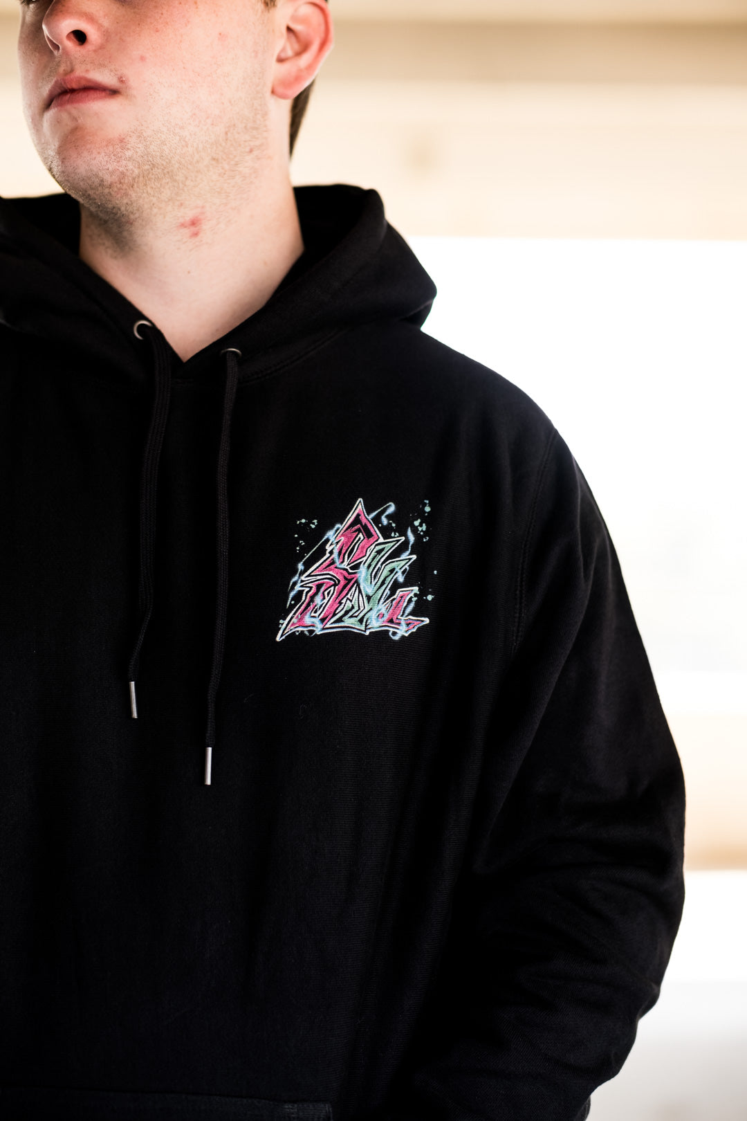 Rose Requiem Heavyweight Hoodie - Black