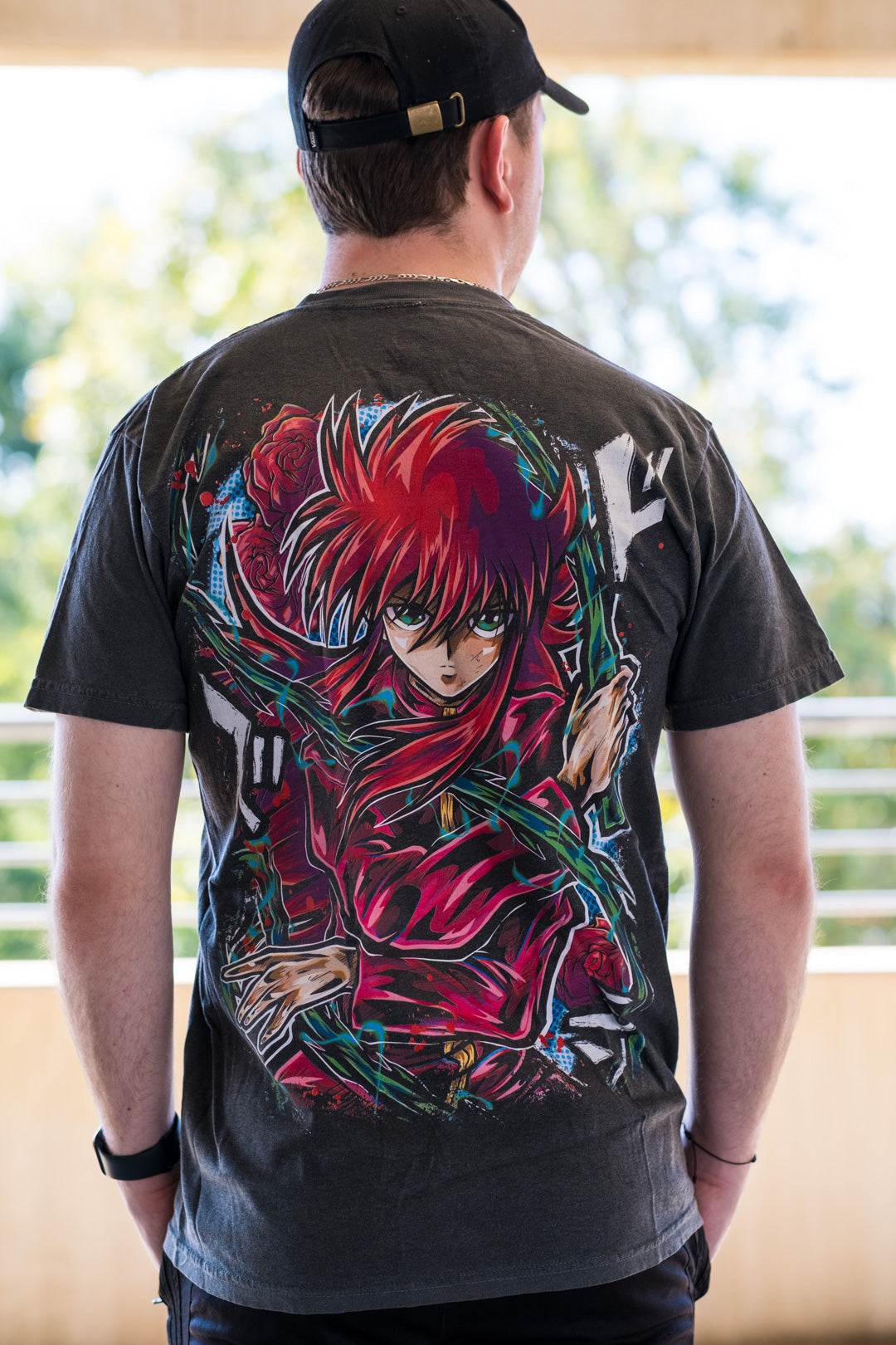Rose Requiem Heavyweight Tee - Pepper