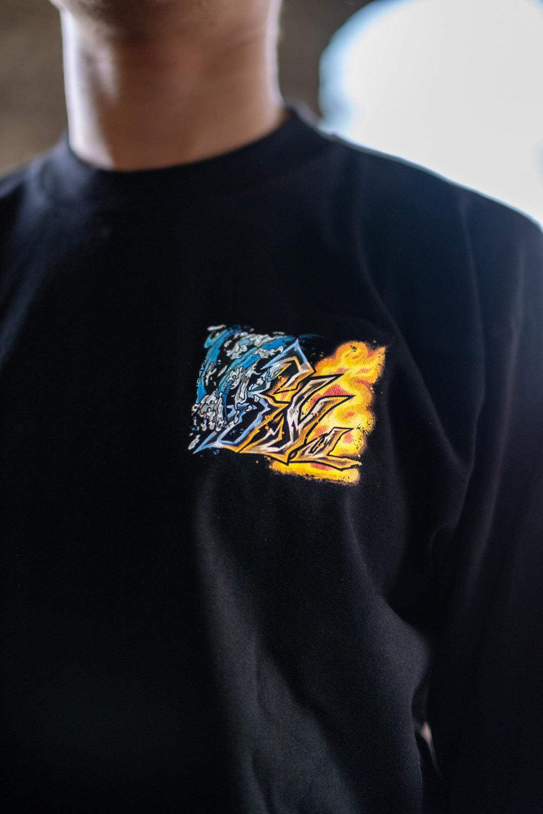 Burning Will Long Sleeve - Black
