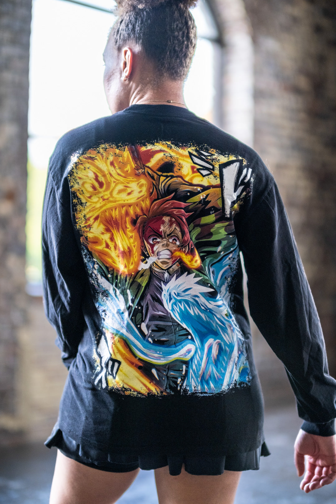 Burning Will Long Sleeve - Black