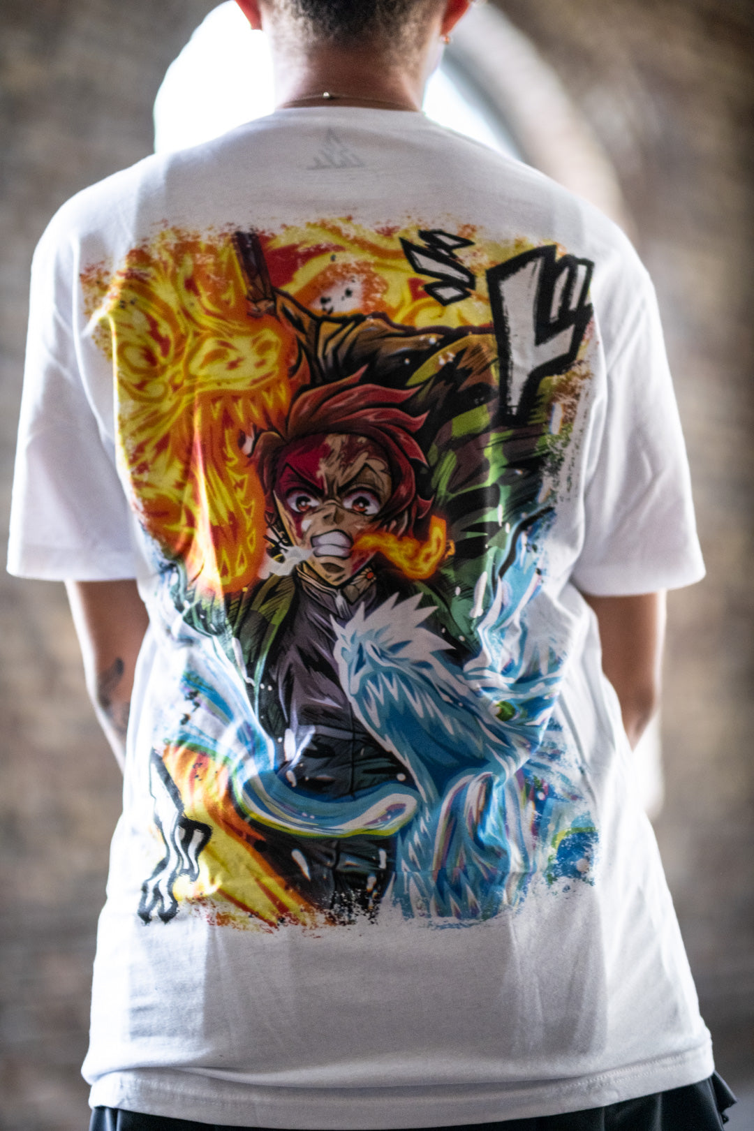 Burning Will Heavyweight Tee - White