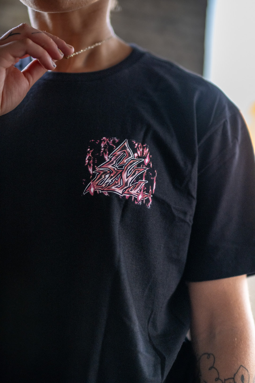 Scarlet Fury Heavyweight Tee - Black