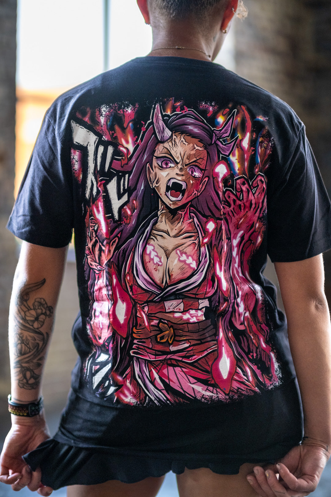 Scarlet Fury Heavyweight Tee - Black
