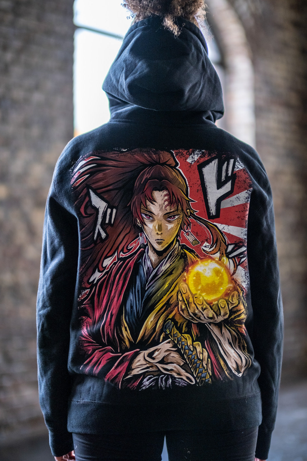Sun God Heavyweight Hoodie - Black