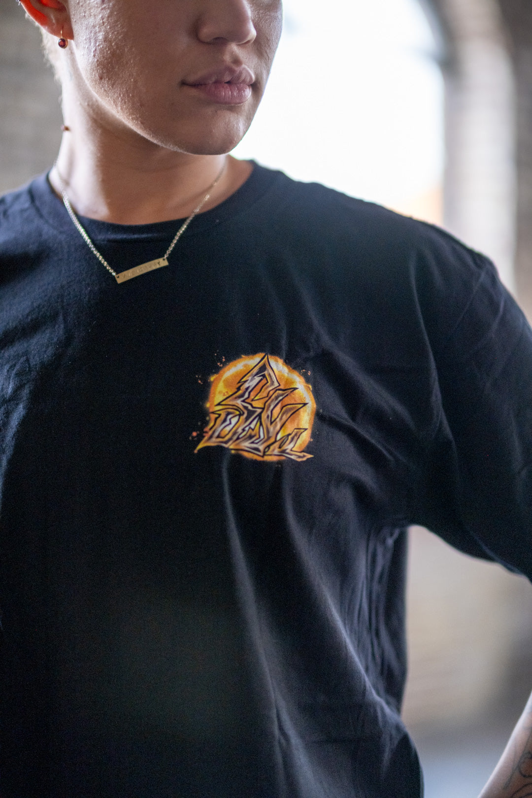 Sun God Heavyweight Tee - Black