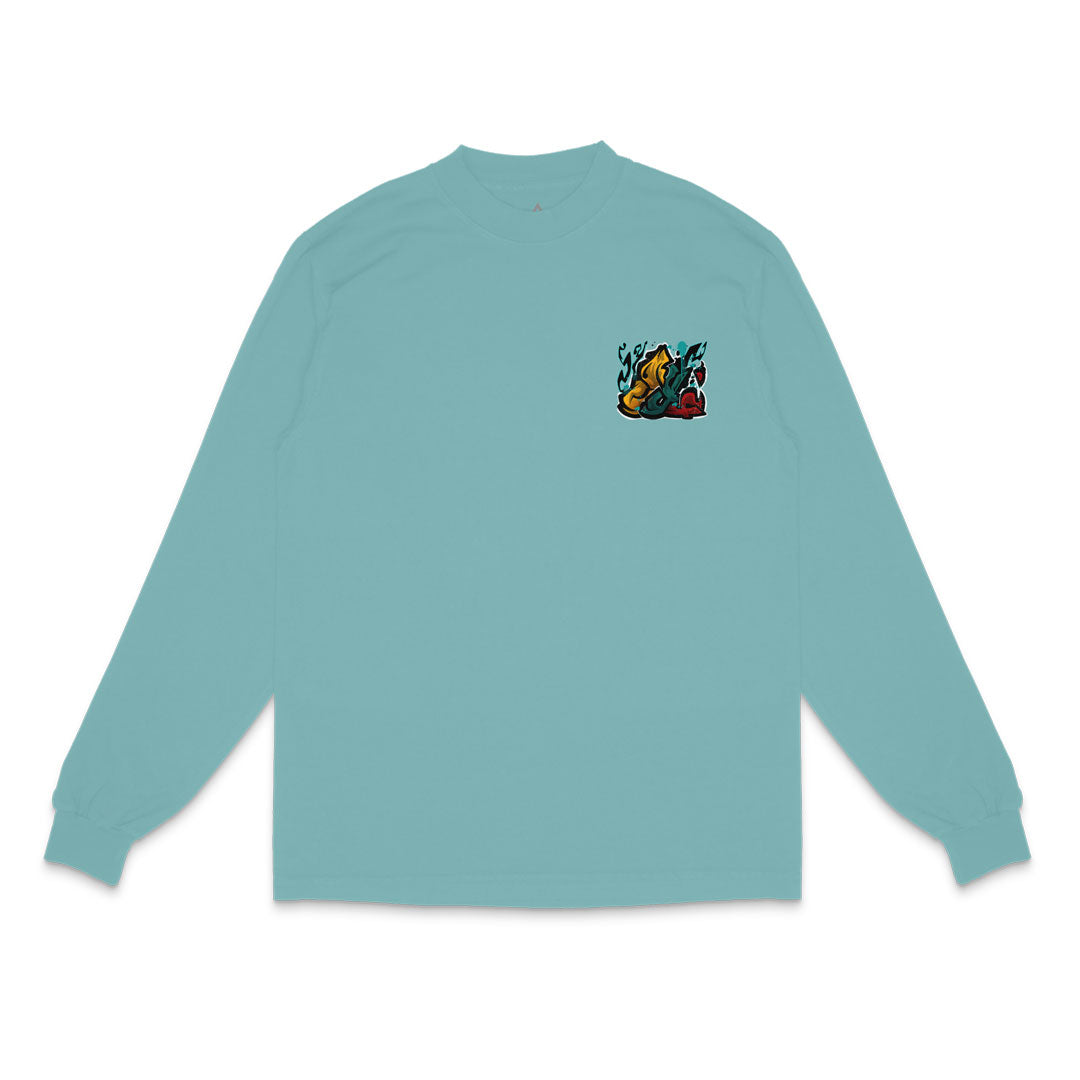 Weight of One Long Sleeve - Atlantic Green