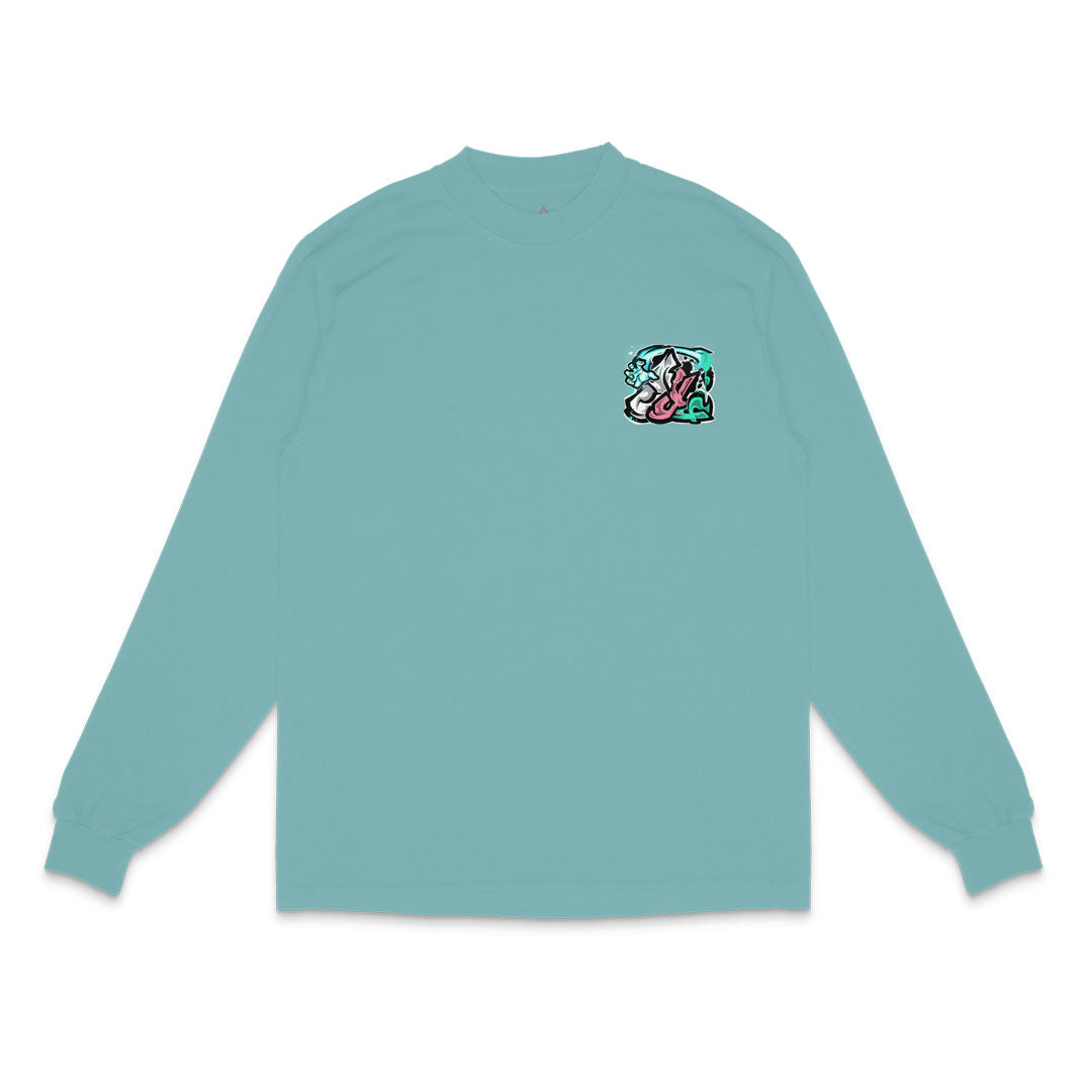 Psychic Strike Long Sleeve - Atlantic Green