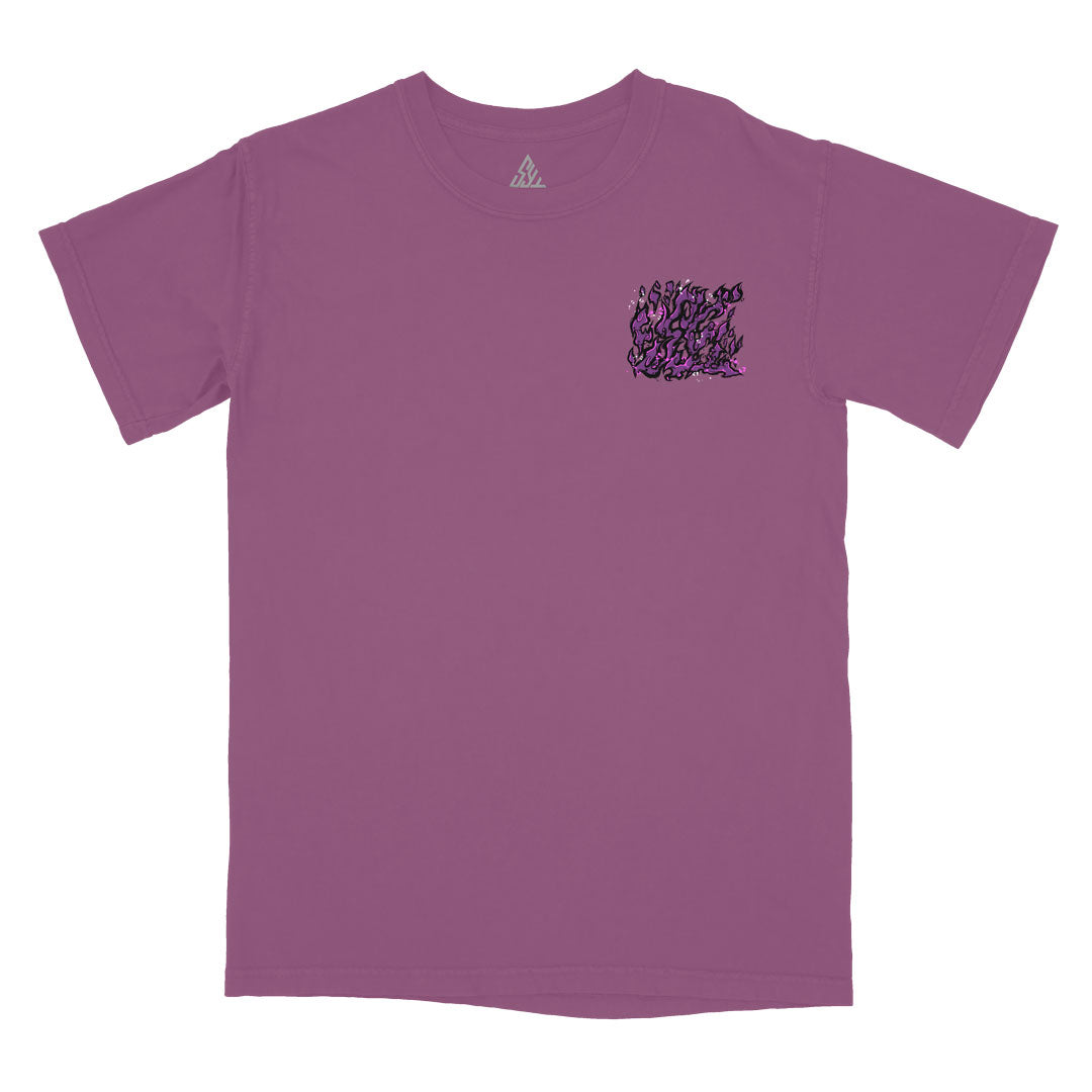 Black Bull Captain Heavyweight Tee - Berry