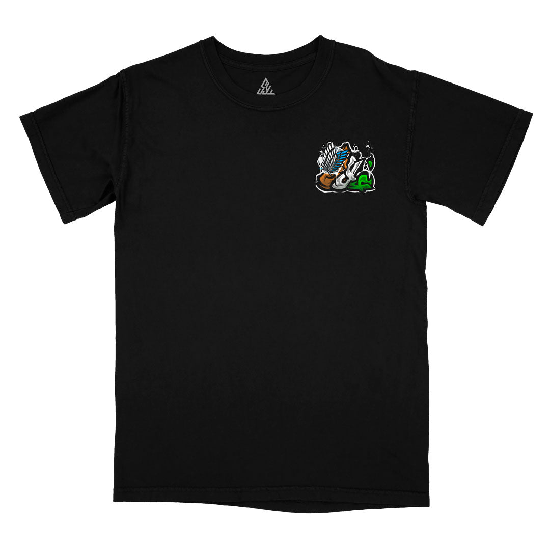 Last Charge Heavyweight Tee - Black