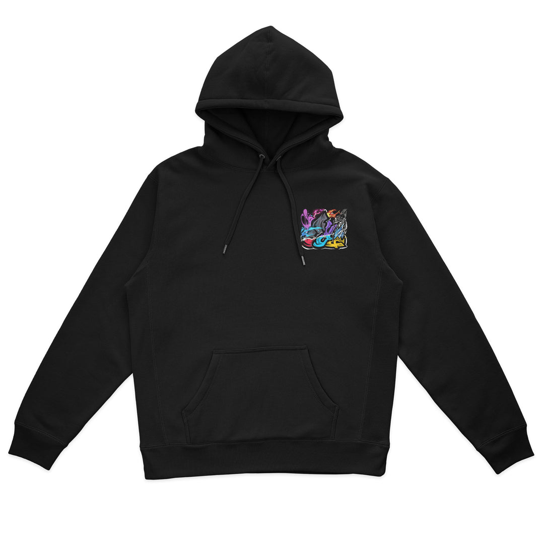 Elemental Storm Heavyweight Hoodie - Black