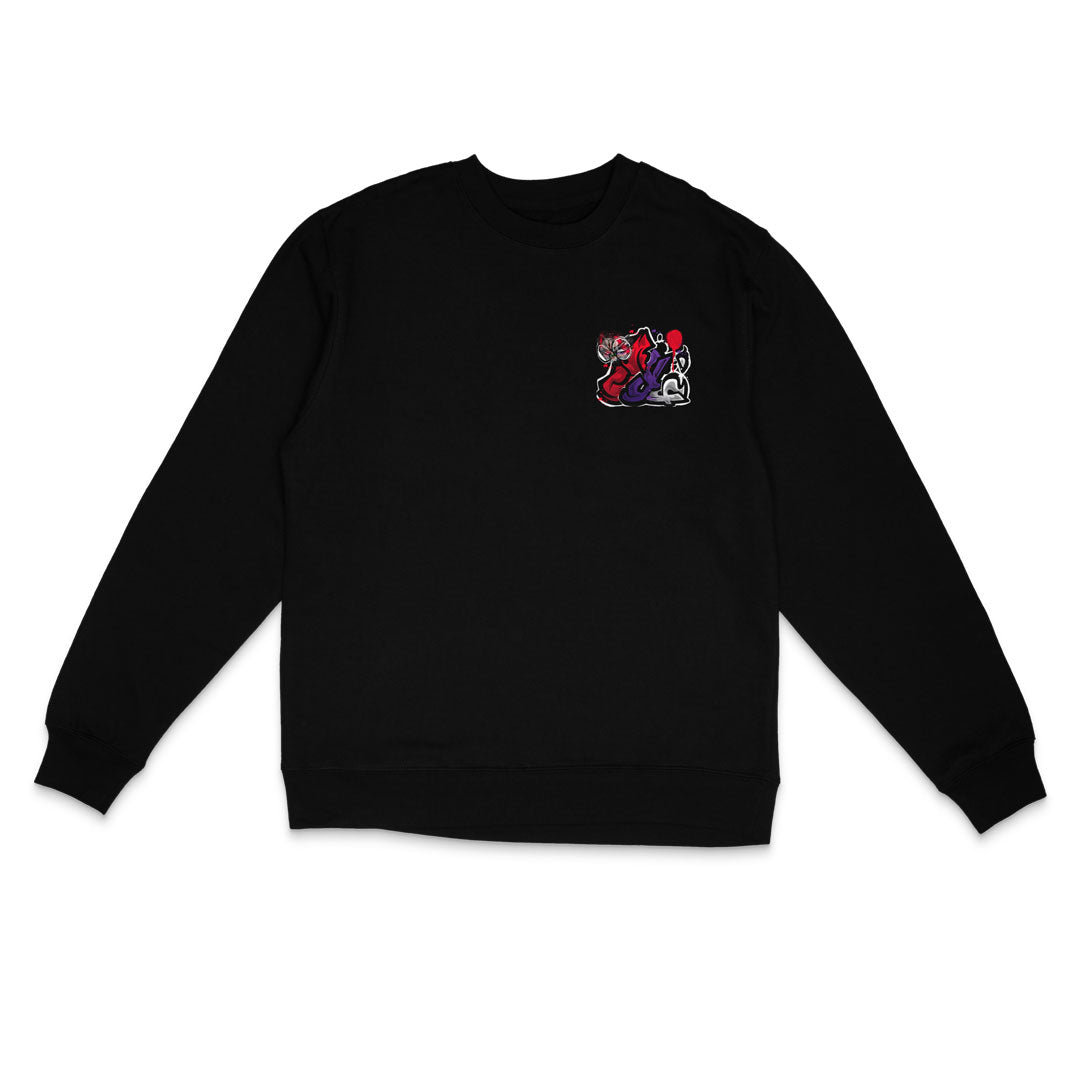Turbo Mode Crewneck - Black