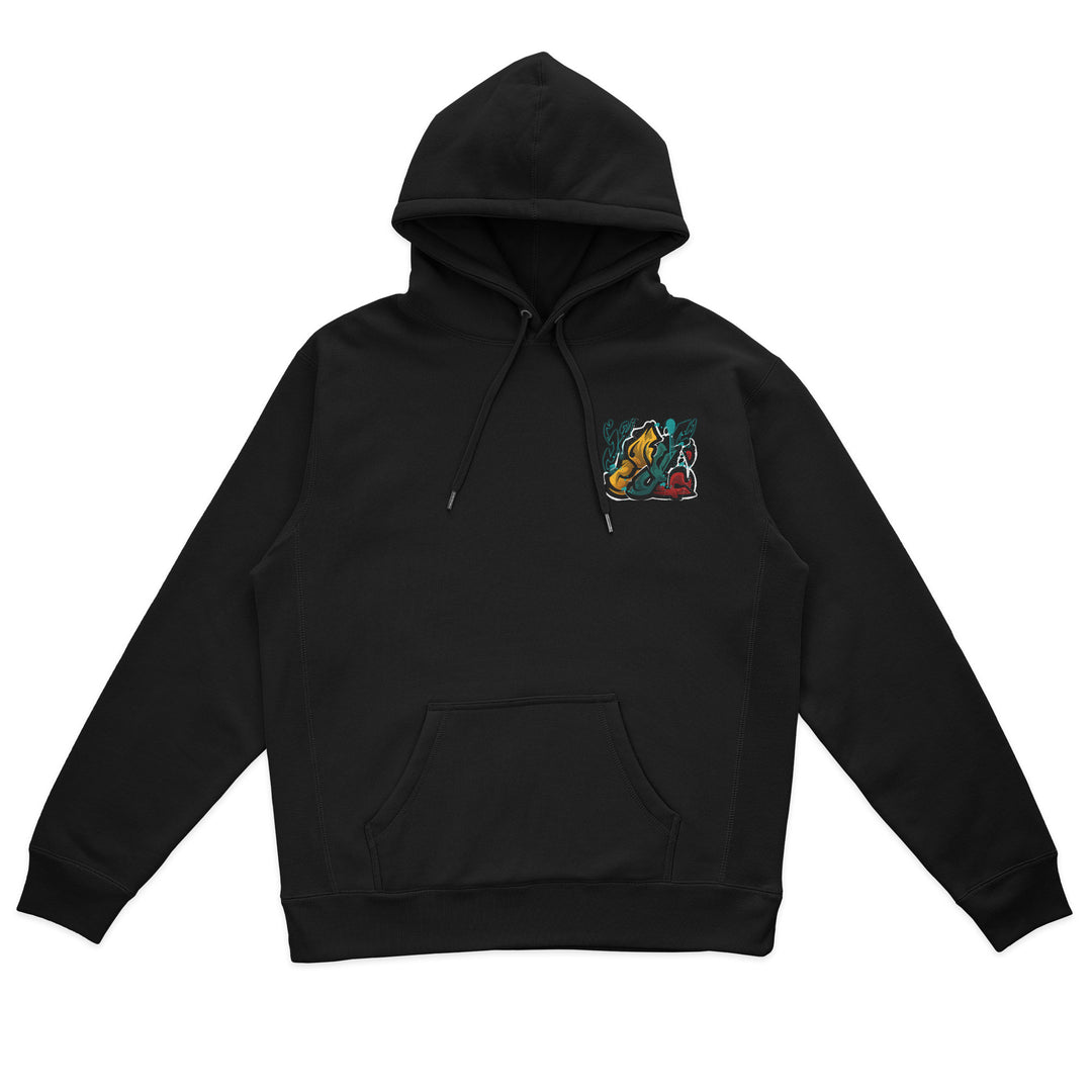 Weight of One Heavyweight Hoodie - Black