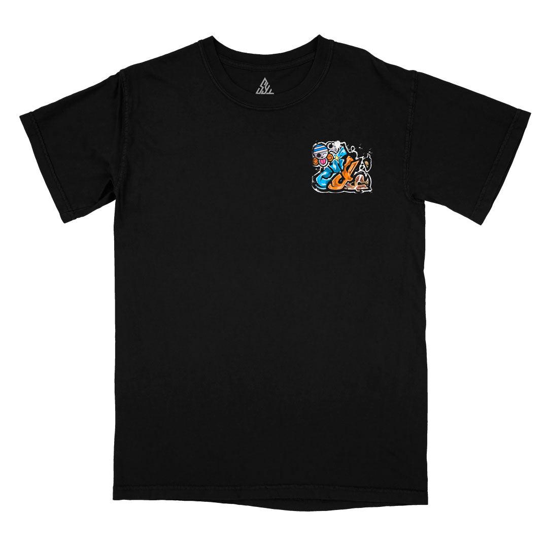 Charted Destiny Heavyweight Tee - Black