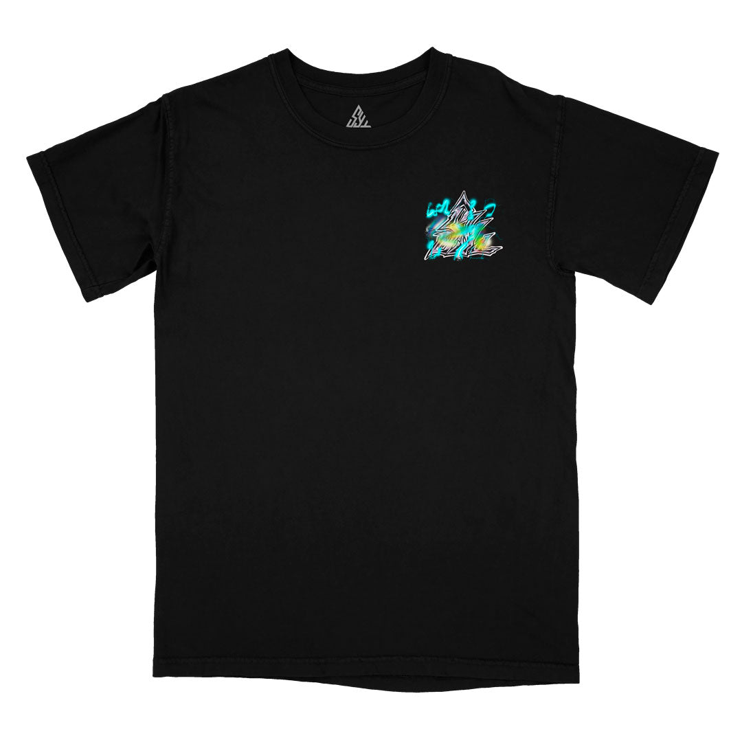 Jester's Roulette Heavyweight Tee - Black