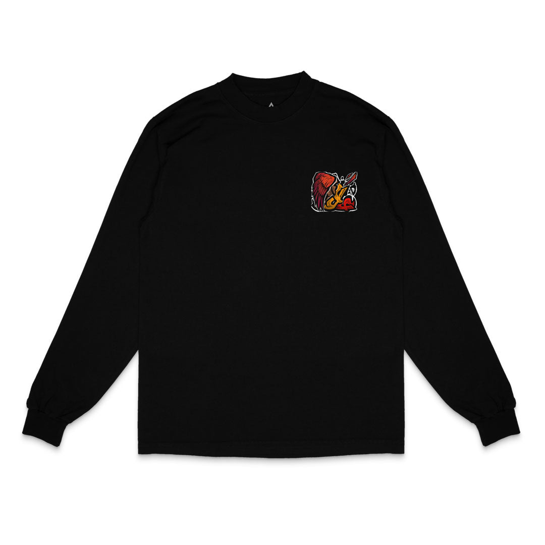 Silent Wings Long Sleeve - Black