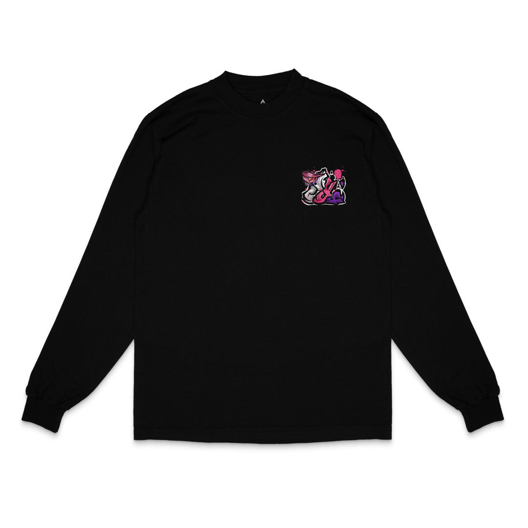 Silk Cyclone Long Sleeve - Black