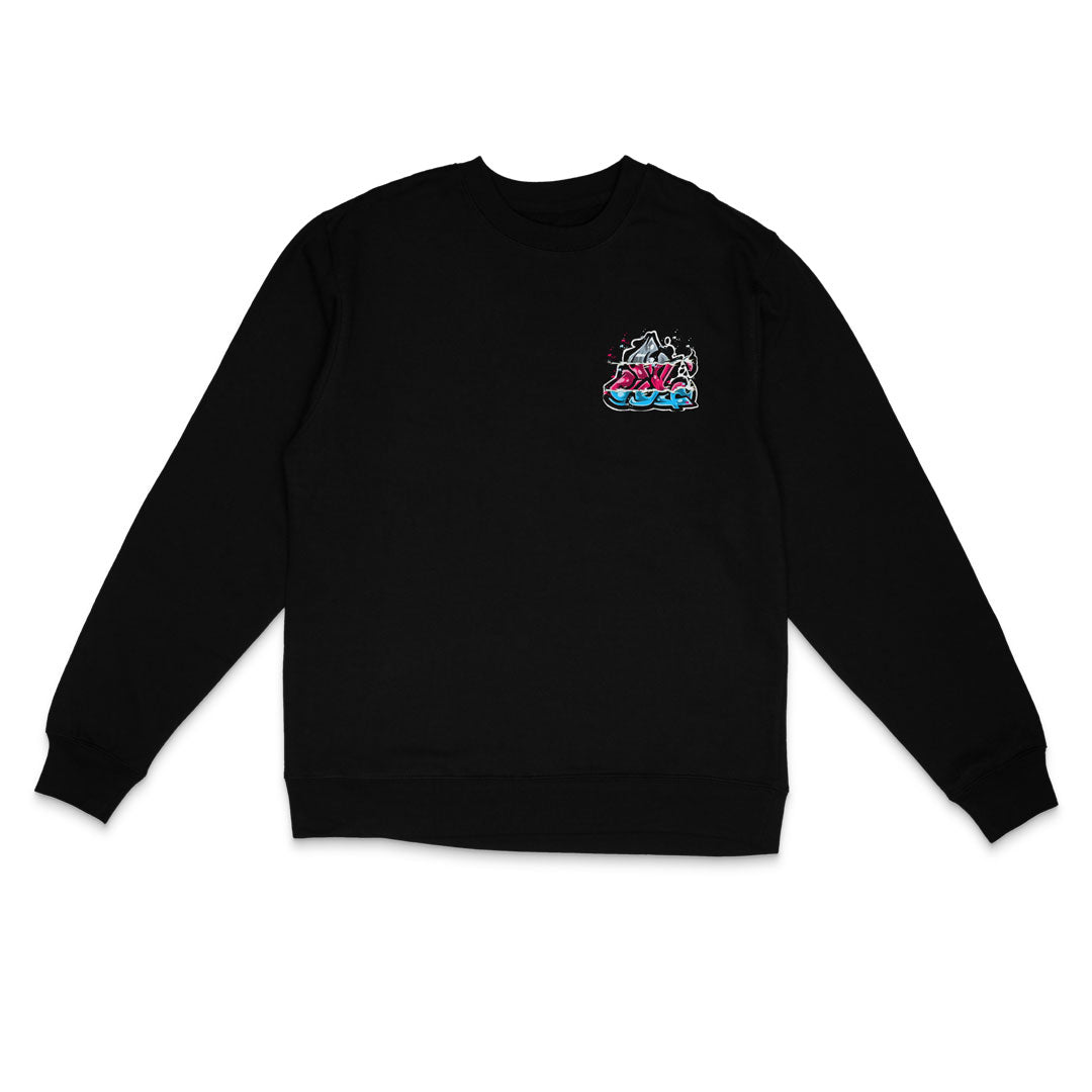 Eyes of Hope Crewneck - Black