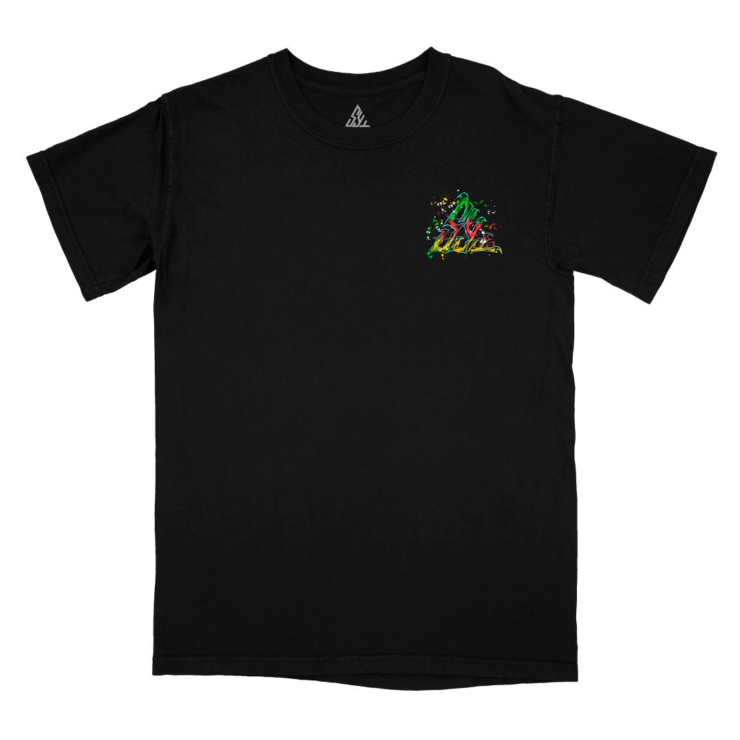 Monster Trio Heavyweight Tee - Black