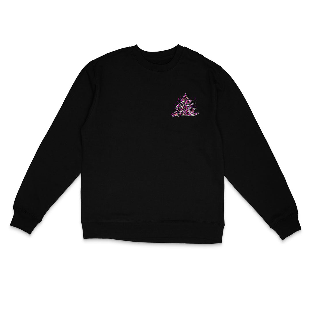 Marked Maverick Crewneck - Black