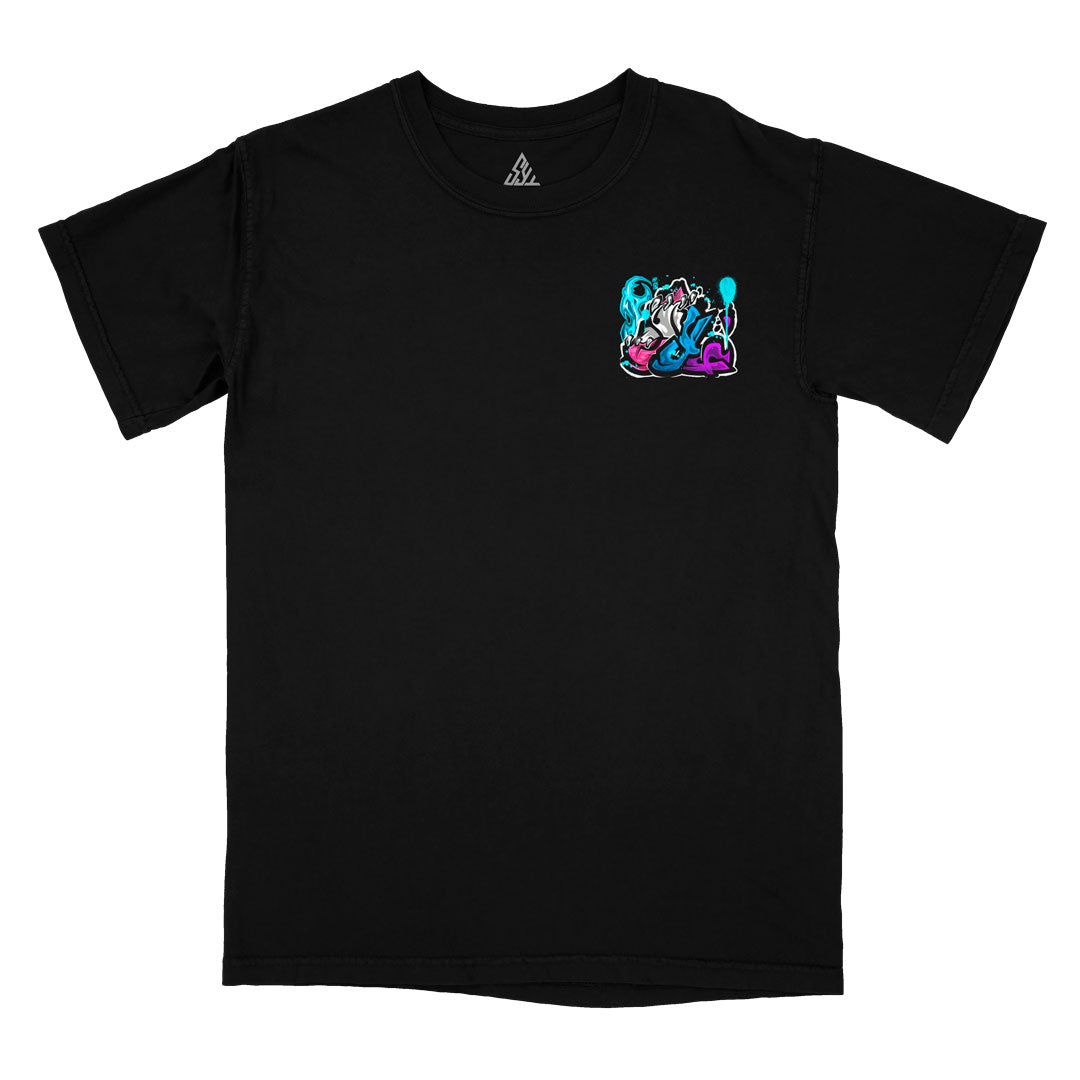 Burn Notice Heavyweight Tee - Black