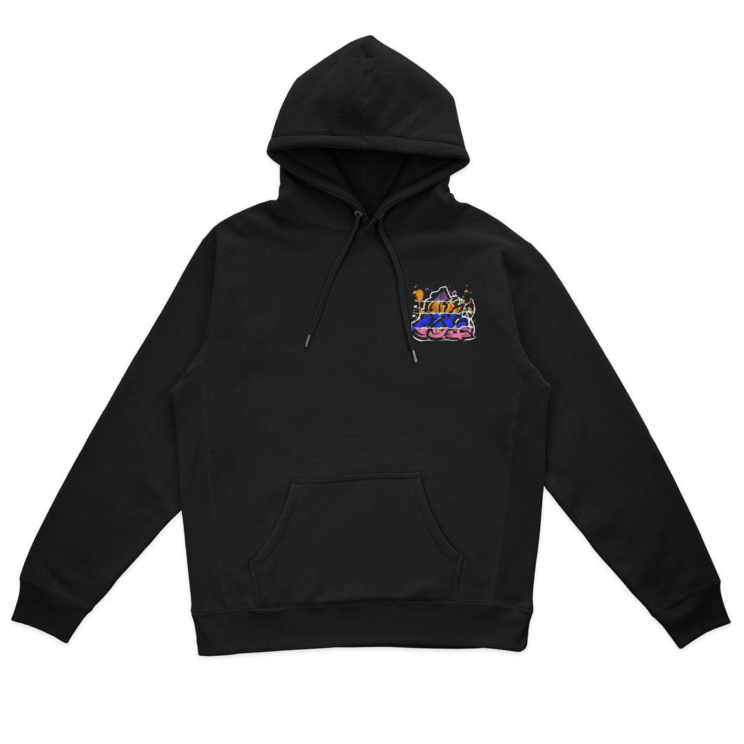 Hashira Gaze Heavyweight Hoodie - Black