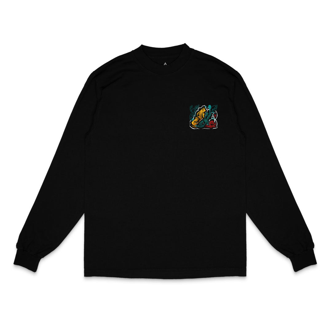 Weight of One Long Sleeve - Black