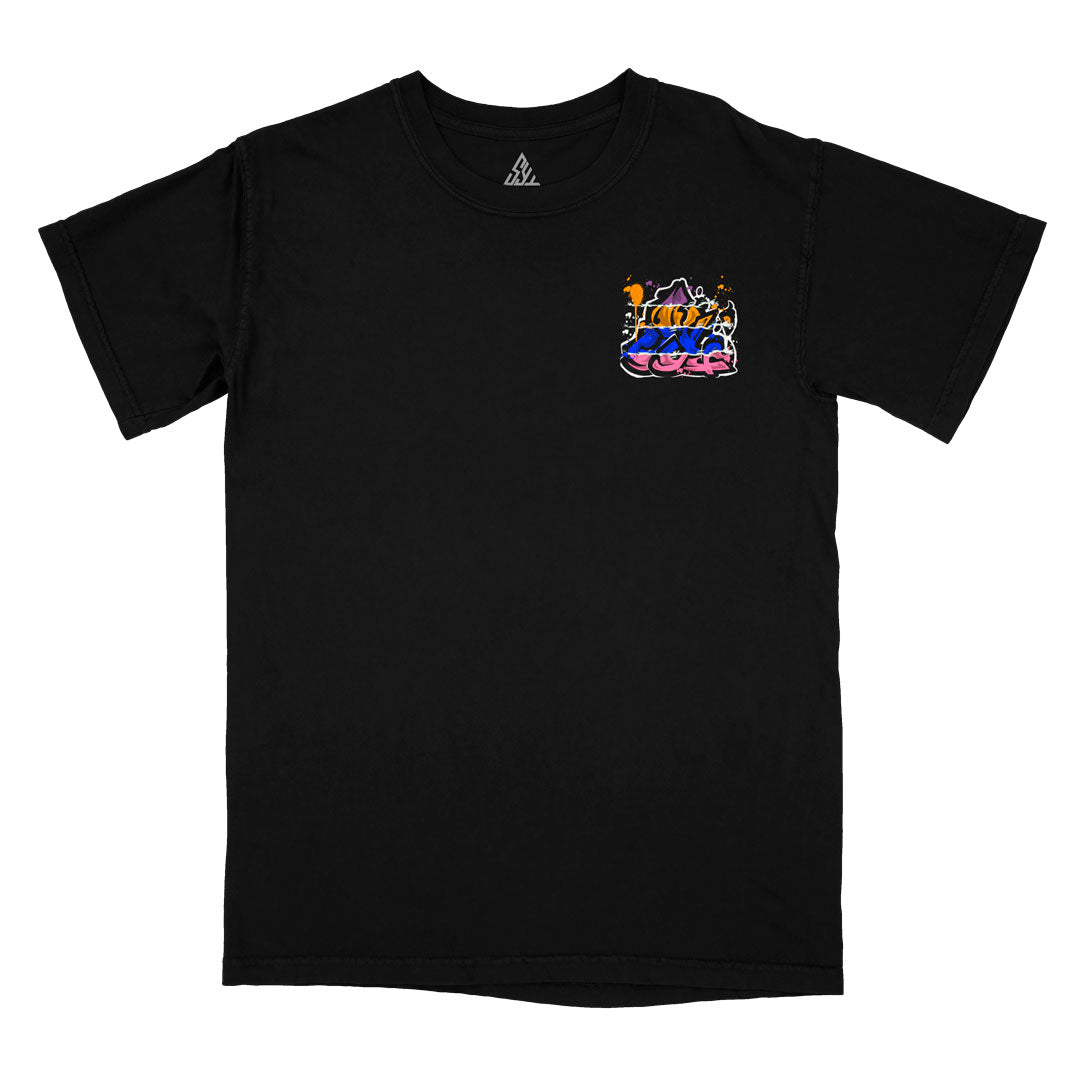 Hashira Gaze Heavyweight Tee - Black