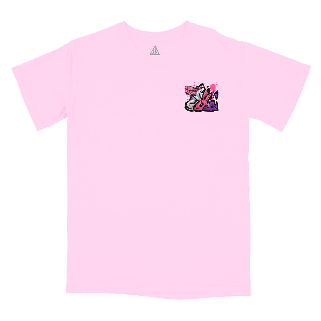 Silk Cyclone Heavyweight Tee - Blossom