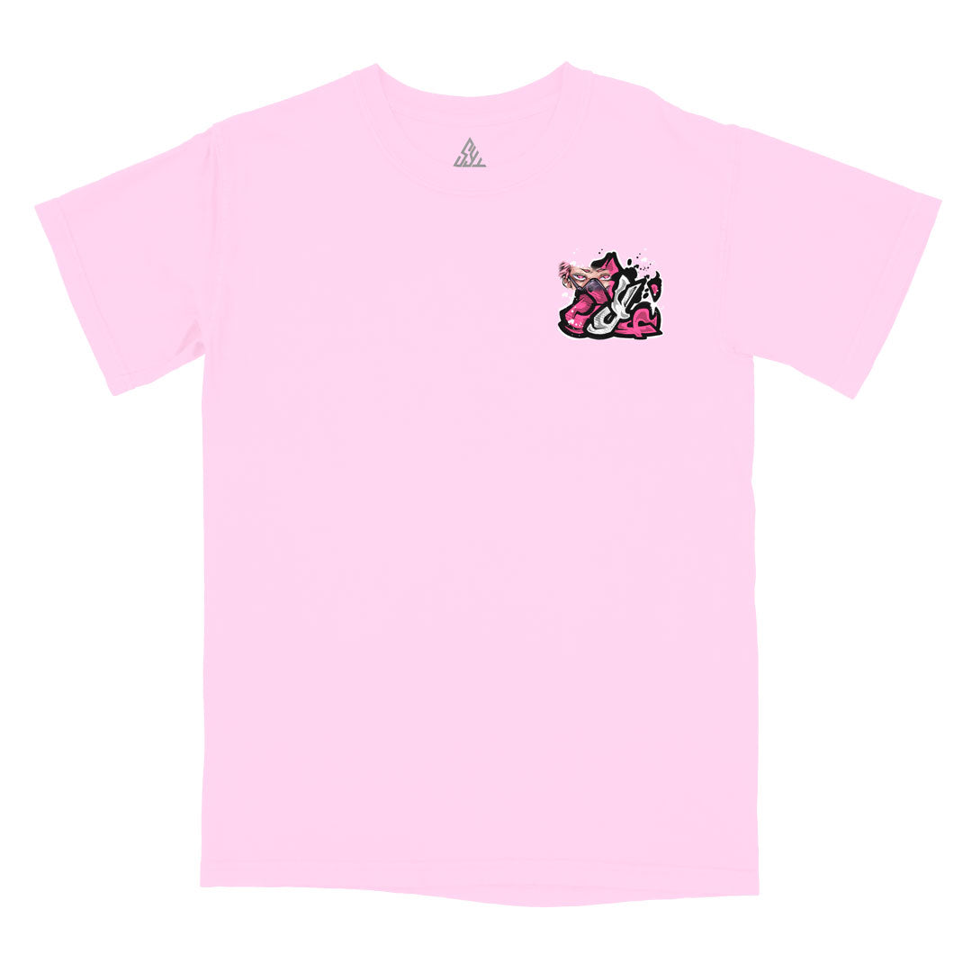 Division Ace Heavyweight Tee - Blossom