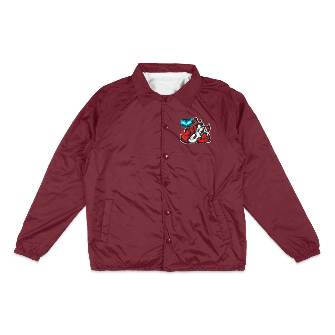 Blood Knight Coach Jacket - Burgundy