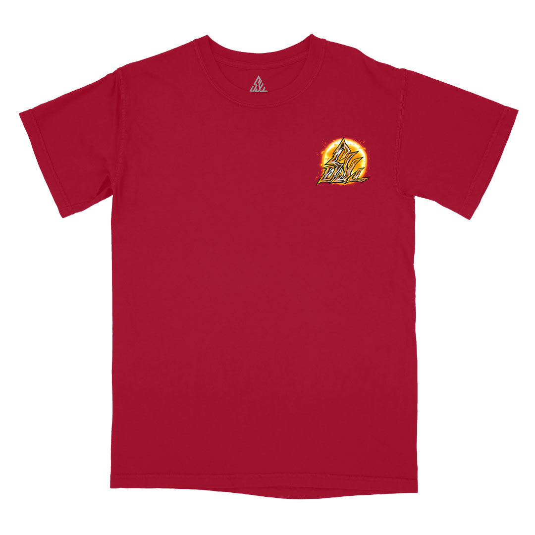 Sun God Heavyweight Tee - Chili Pepper