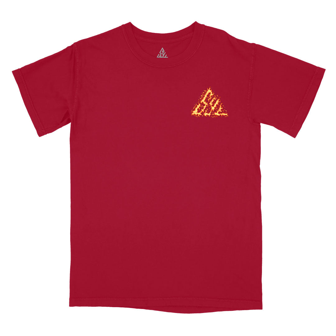 Hinokami Heavyweight Tee - Chili Pepper