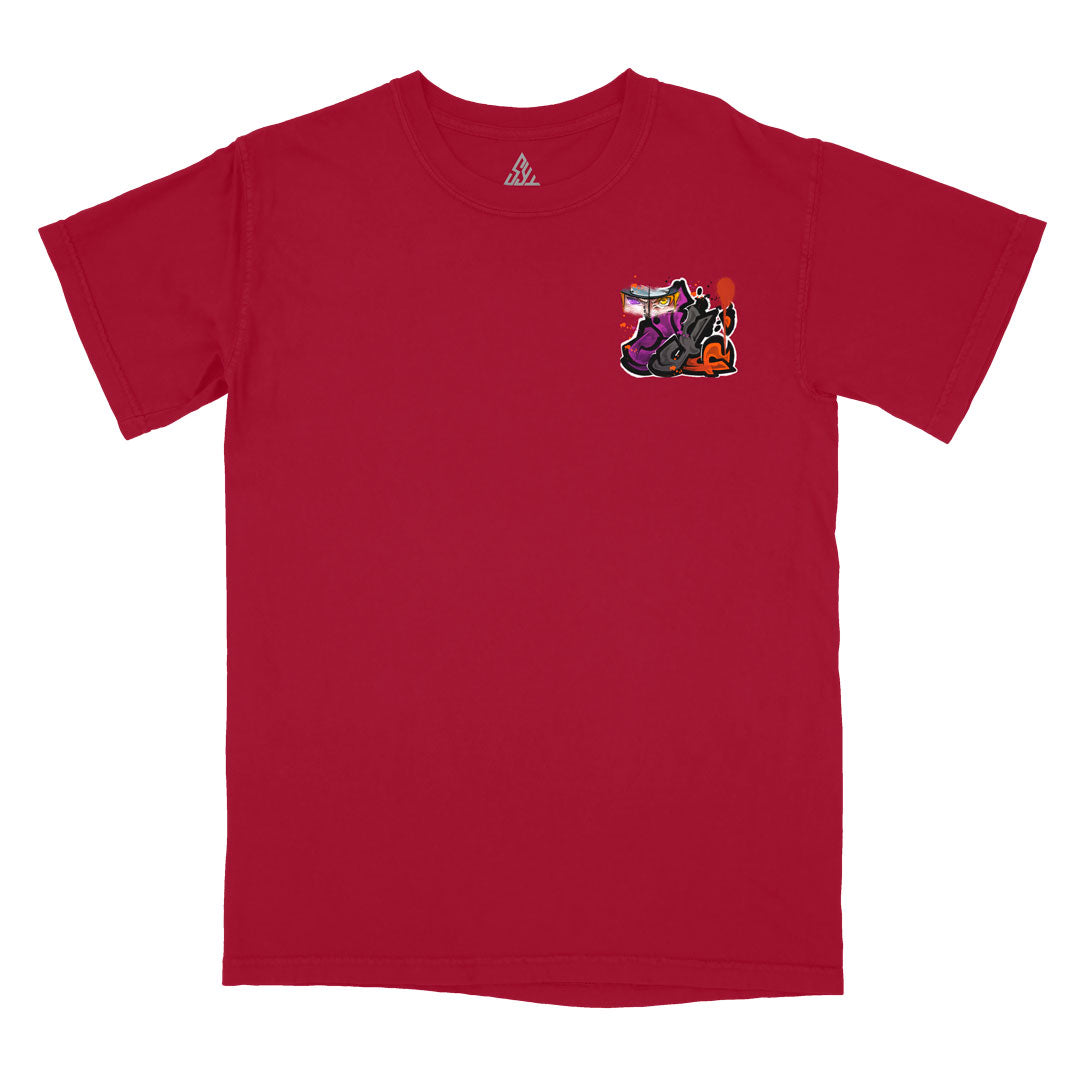 Six Path Judgment Heavyweight Tee - Chili Pepper