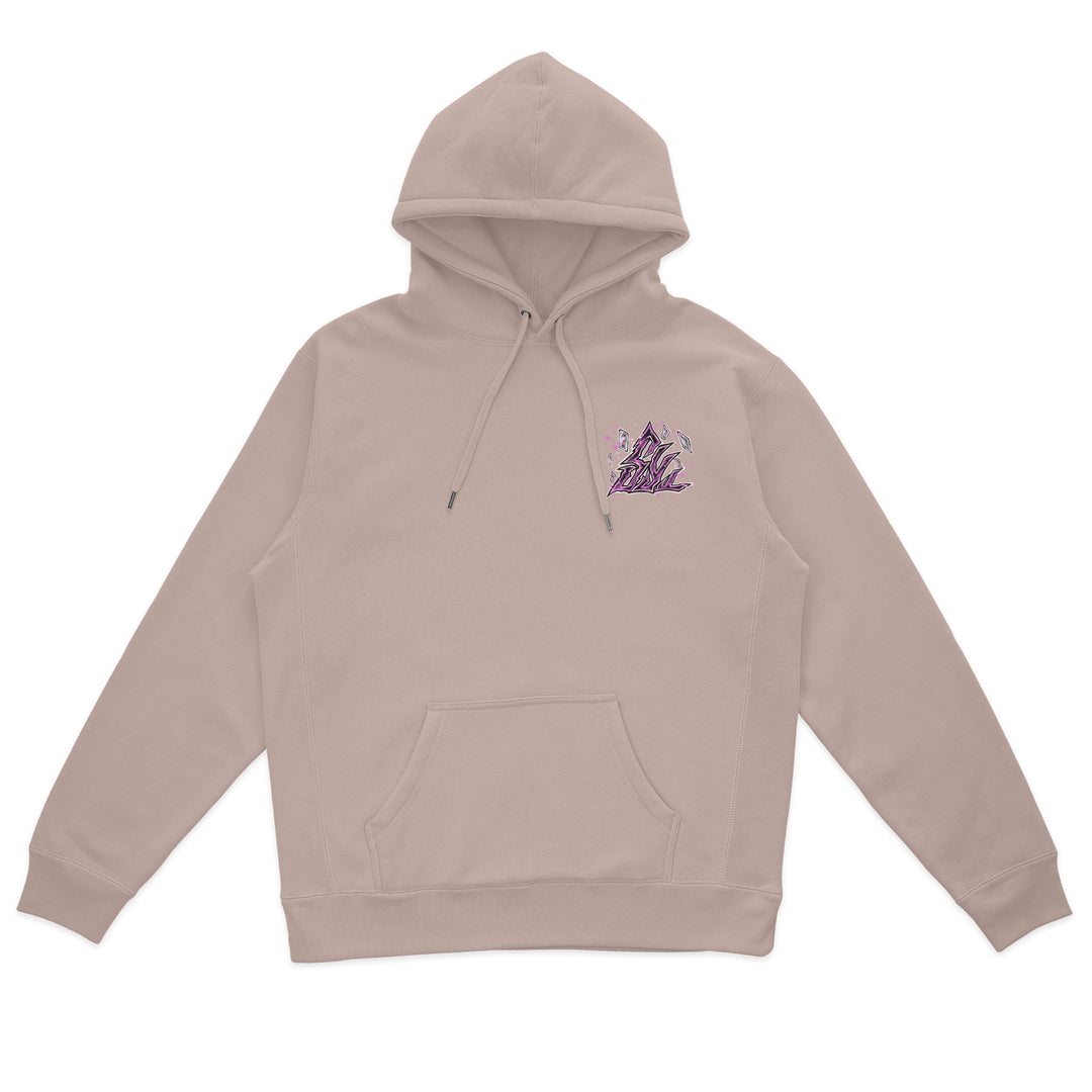 Sinister Draw Heavyweight Hoodie - Dusty Pink