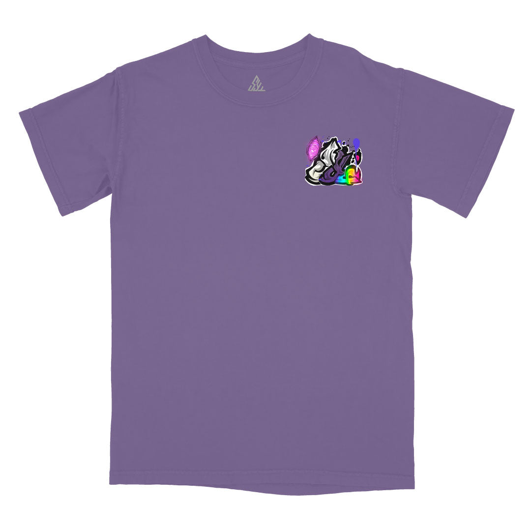 Violet Awakening Heavyweight Tee - Grape