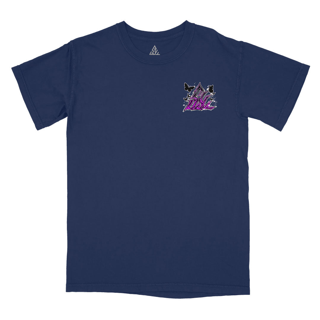 Blooming Venom Heavyweight Tee - Midnight