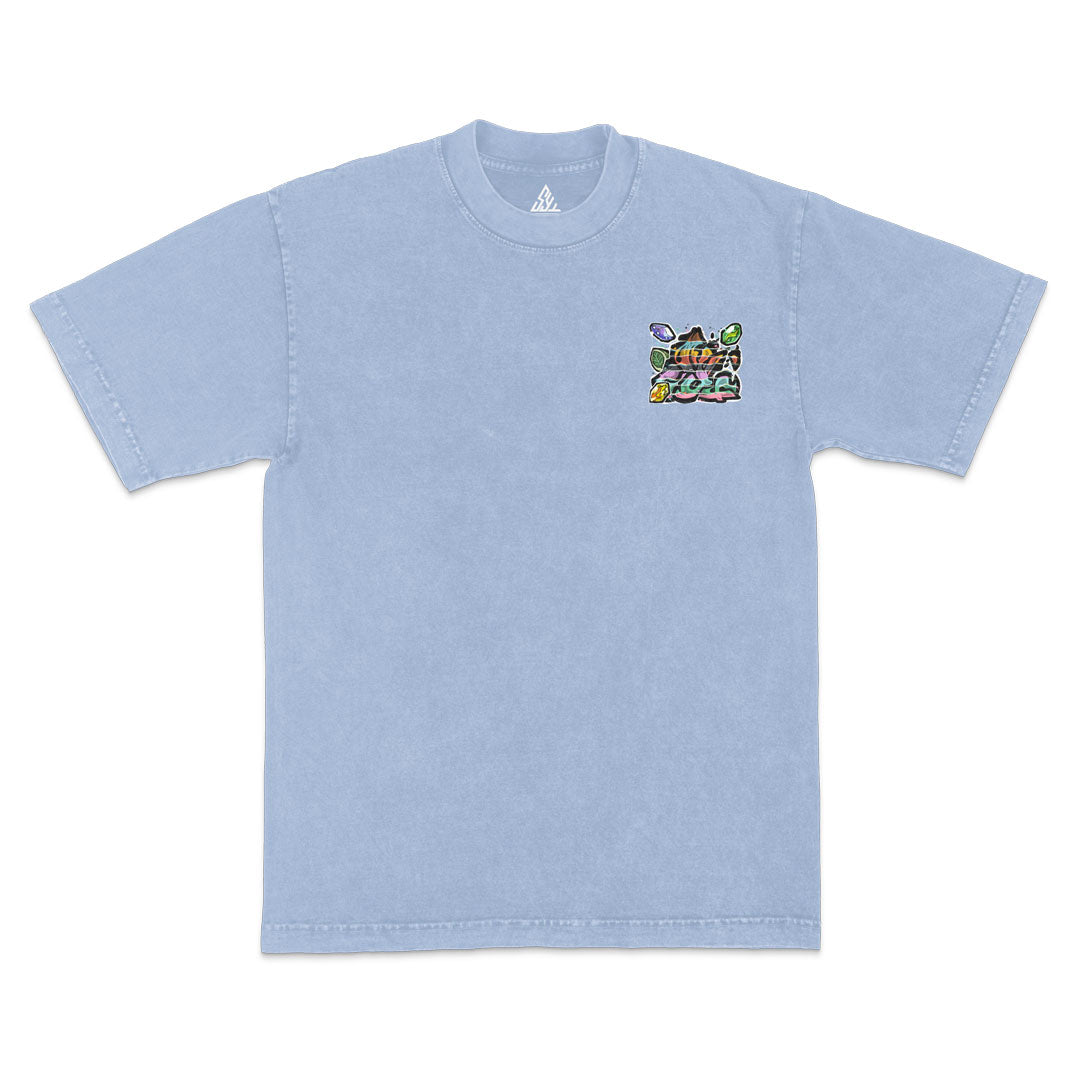 Evolutionary Path Heavyweight Mineral Wash Tee - Arctic