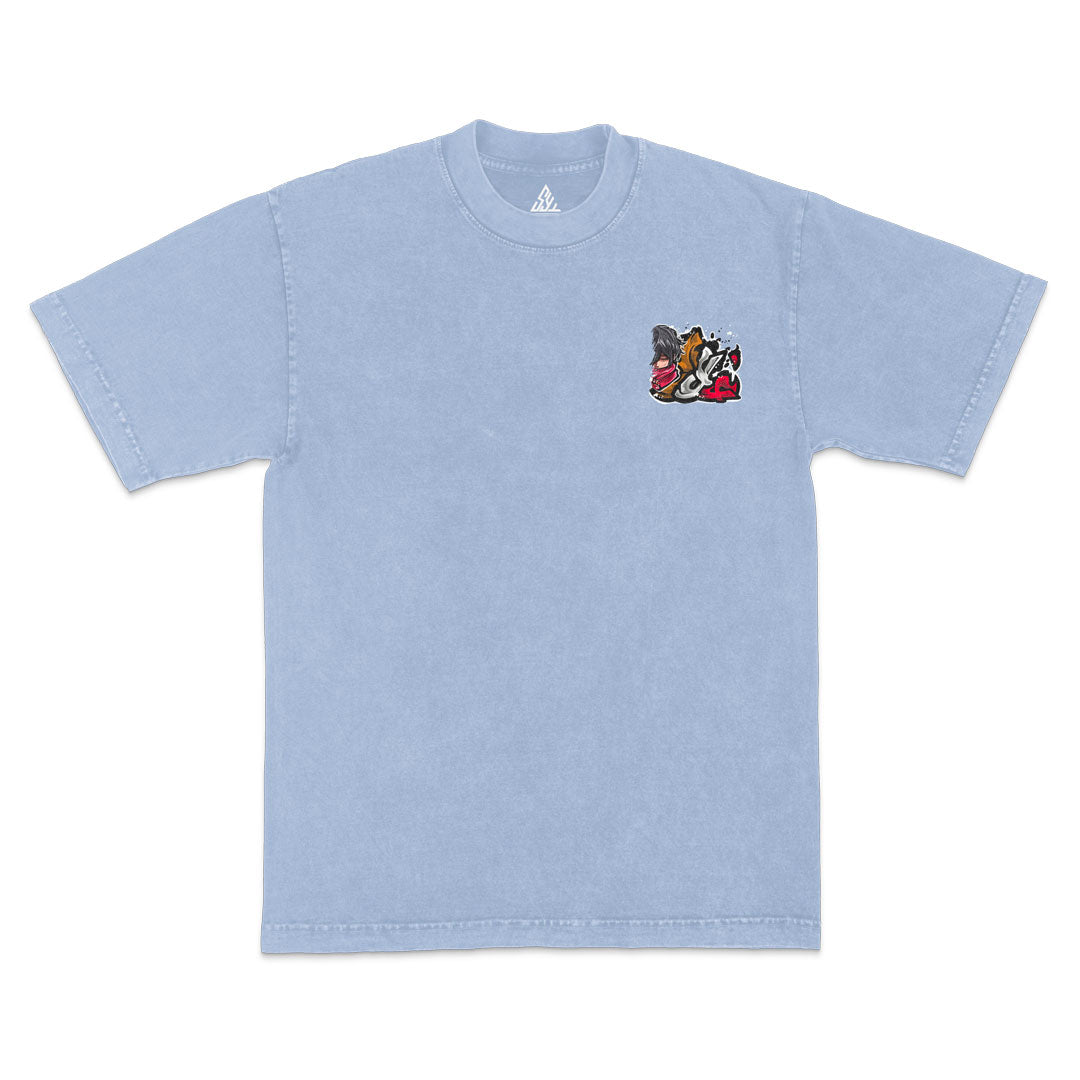 Scarlet Oath Heavyweight Mineral Wash Tee - Arctic