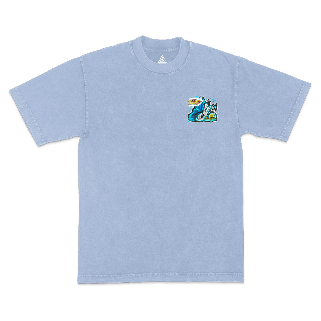 Limitless Instinct Heavyweight Mineral Wash Tee - Arctic