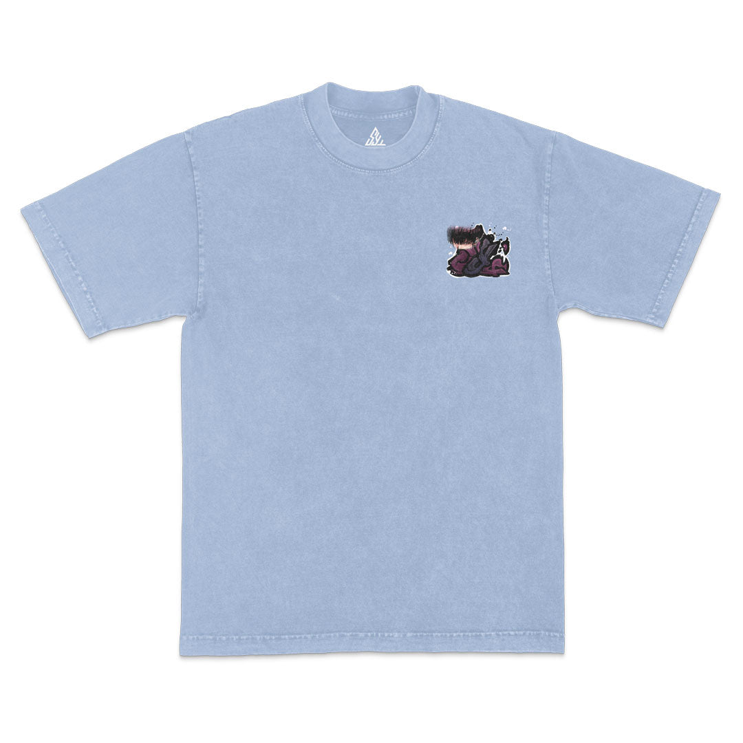 The Finisher Heavyweight Mineral Wash Tee - Arctic
