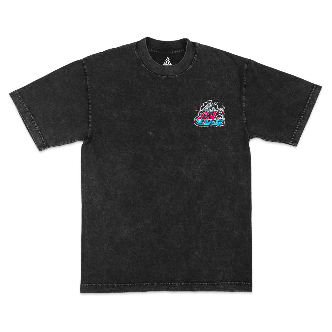 Eyes of Hope Heavyweight Mineral Wash Tee - Mineral Black