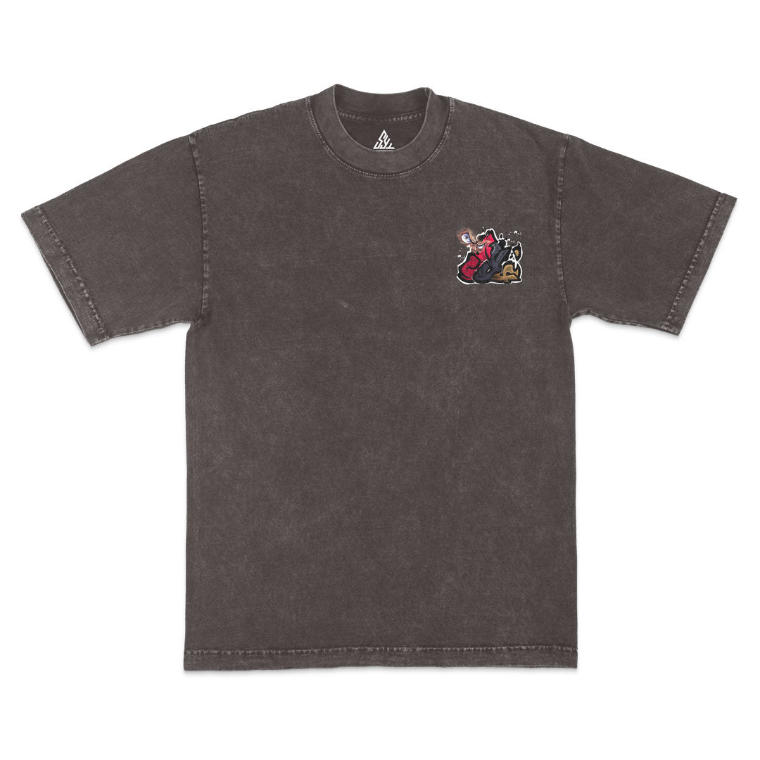 Uncrowned King Mineral Wash Tee - Cocoa